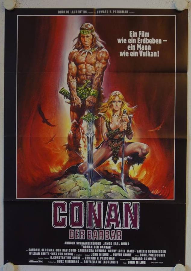 Conan the Barbarian original release german movie poster